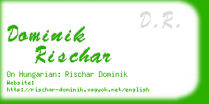 dominik rischar business card
